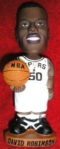 DAVID ROBINSON 50 Bobblehead San Antonio Spurs 2001 SATX Basketball