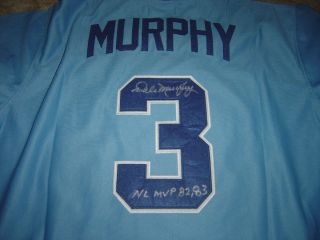 Dale Murphy MVP 82 83 Atlanta Braves Signed Jersey COA
