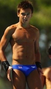 Speedo GBR Great Britain Tom Daley swim suit Diving Olympic Brief