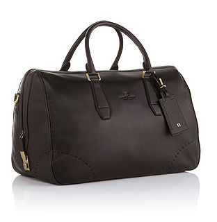  Boss Selection Travel Leather Bag w/Carry Handles Dagobert RET $600