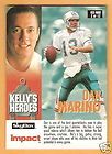 Dan Marino Jim Kelly 1993 Skybox Impact Kelly Magic 2 Dolphins Bills