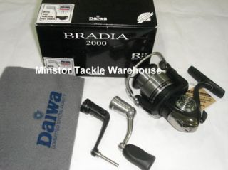 Daiwa Bradia 2000 Spinning with RCS Machine Cut Handle