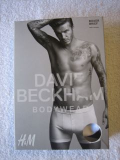 David Beckham H M Bodywear Underwear Boxer Briefs Black White Gray s M