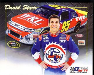 2011 David Starr 95 WRL TWD Sponsor NASCAR Postcard