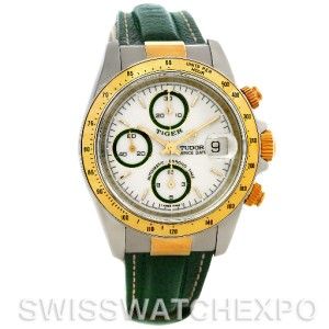 Tudor Tiger Woods Chronograph Steel and 18 Yellow gold 79263