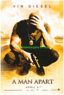 Man Apart Knockaround Guys Movie Poster Vin Diesel