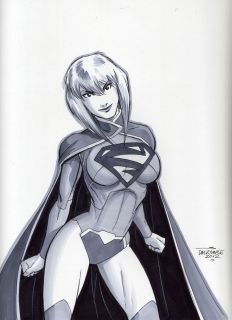 Sexy Supergirl New 52 Original Art by Scott Dalrymple