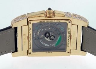 new men s de grisogono uno chronograph diamond watch