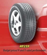 ONE BRAND NEW, CYCLONE HP259 94V BW, 215/55/17, TIRE # 90449
