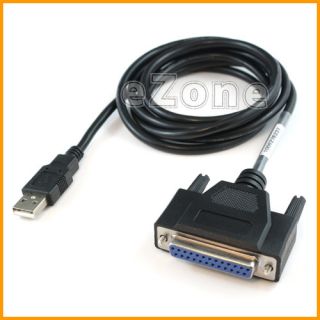 6ft USB to IEEE 1284 DB25 Parallel Printer Cable