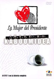 La Mujer Del Presidente Telenovela 10 DVD Original Box
