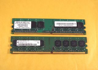 Infineon Elpida 2GB 2X1GB PC2 6400 6400U DDR800 800 Non ECC DDR2