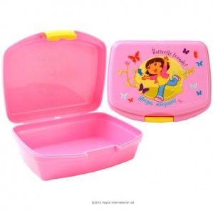 Dora Explorer Official Sandwich Lunch Bag Box Tuppa New