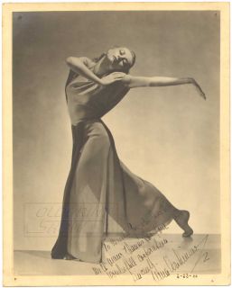 of Russian Brasilian Dancer Teacher Nina Verchinina in 1944 SP