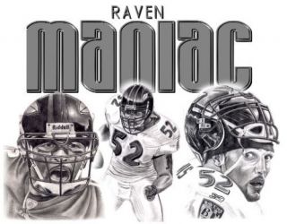 Ray Lewis SE Lithograph Poster Prt in Ravens Jersey RM