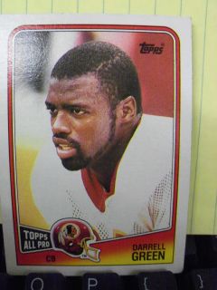 Darryl Green 1988 Topps All Pro Washington Redskins # 19 Card