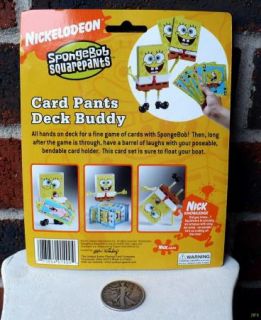 Spoungebob Square Pants Deck Buddy New Playing Card Holder with Deck
