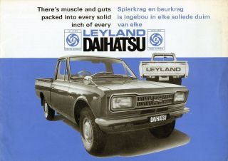 197 Daihatsu Leyland F110 Dropside Brochure Prospekt