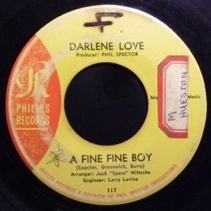 Darlene Love A Fine Fine Boy 45 Soul 117