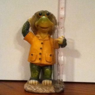 Decorative Turtle Rain Gauge She Stands 8 Tall Measures Up to 5 of