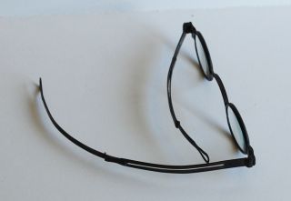 1800s Antique Spectacles Eyeglasses Ben Franklin Type Adjustable NY