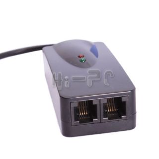 USB 56K V 90 External Voice Fax Data Modem 2 Ports V 92