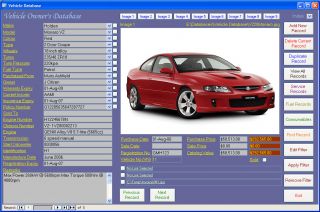 Car Maintenance Database Software Computer Log Book