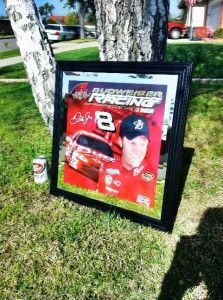 Budweiser Dale Earnhardt Jr NASCAR Bar Mirror Sign New