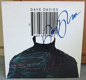 Dave Davies Signed Afli 3603 Album Cover Kinks