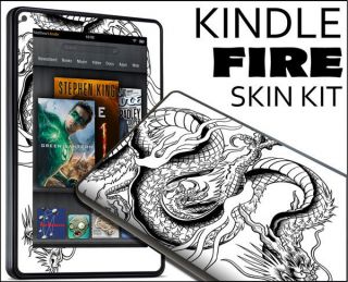  Kindle Fire Skin Vinyl Decal eBook Netbook Tablet 064 Dragon