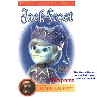 Jack Frost Christmas TV Special Buddy Hackett VHS New