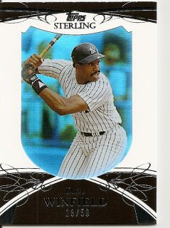 2010 Dave Winfield Topps Sterling Card 18 50