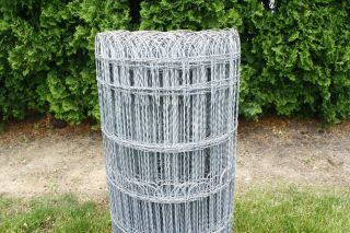 Ornamental Loop Fence Decorative Woven Wire Fencing Galvanized Metal