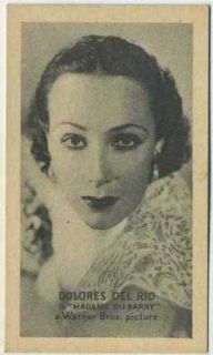 Dolores Del Rio Vintage 1934 Golden Grain T84 American Tobacco Card