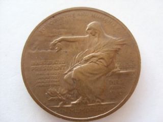 US Mint President FDR Franklin Delano Roosevelt Inaugural Medal Art