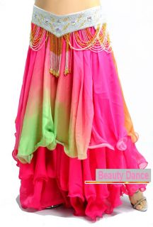 NEW Sexy Multi Color Belly Dance Skirt   5 colors
