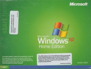 Windows XP Home Edition No Key Code Brand New Disc Never Opened