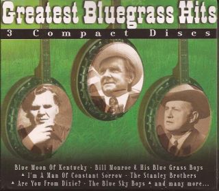  Bluegrass Hits 3 CD Set Bill Monroe, Doc Watson, Delmore Bros.MORE