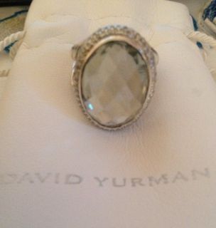2100 Womens David Yurman Diamonds and Prasiolite Sterling SILVER18K
