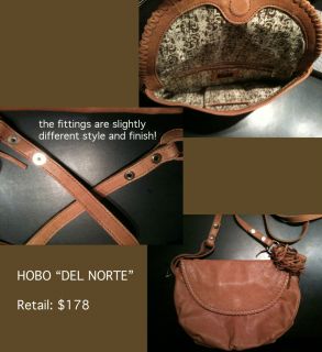 HOBO International Del Norte Crossbody Bag in CAMEL RARE MODEL