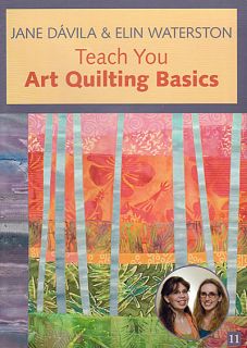 New DVD Davila Waterston Teach You Art Quilting Basics