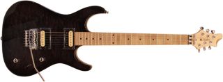Guilford NPH 80 Custom Built Electric Guitar   Translucent Black Top