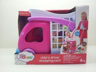 new little mommy ride n drive shopping cart