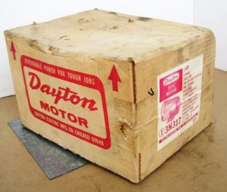Dayton TEFC 1 HP 3 Phase Motor New in Original Box
