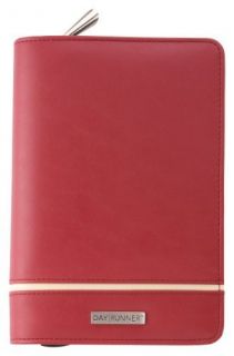 Day Runner Express Deco Refillable Planner 3 3 4 x 6 3 4 Red Undated