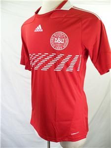 adidas dbu demark danish dansk home soccer jersey m