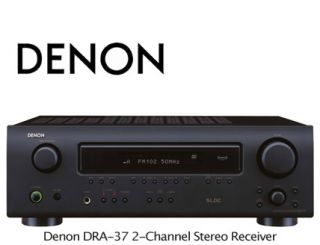 Denon DRA 37 2 Channel Stereo A V Receiver A B Speaker Switching