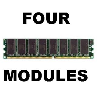 4GB  4X 1gb DDR PC3200 DESKTOP RAM MEMORY 184p 400mhz pc LOW DENSITY