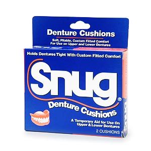 snug denture cushions 2 ea please note due to packaging updates the