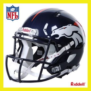 Denver Broncos on Field Authentic Revolution Speed Football Helmet